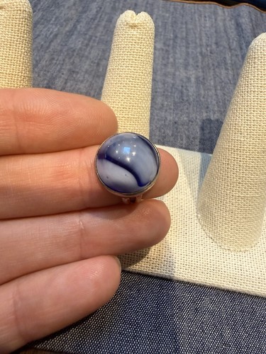 Peltier half marble - half, ring